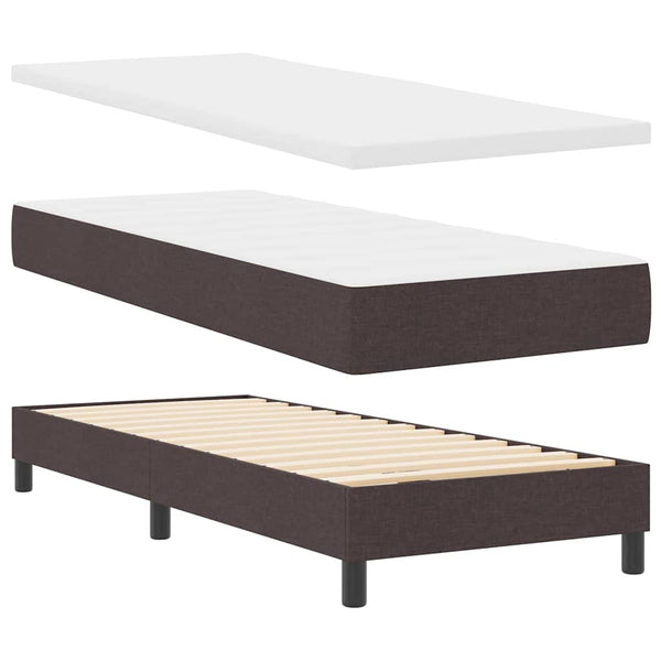 Boxspringbett Dunkelbraun 200x80 cm
