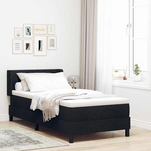 Boxspringbett mit Kissen Schwarz 200x100 cm