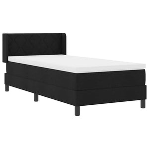 Boxspringbett mit Kissen Schwarz 200x100 cm