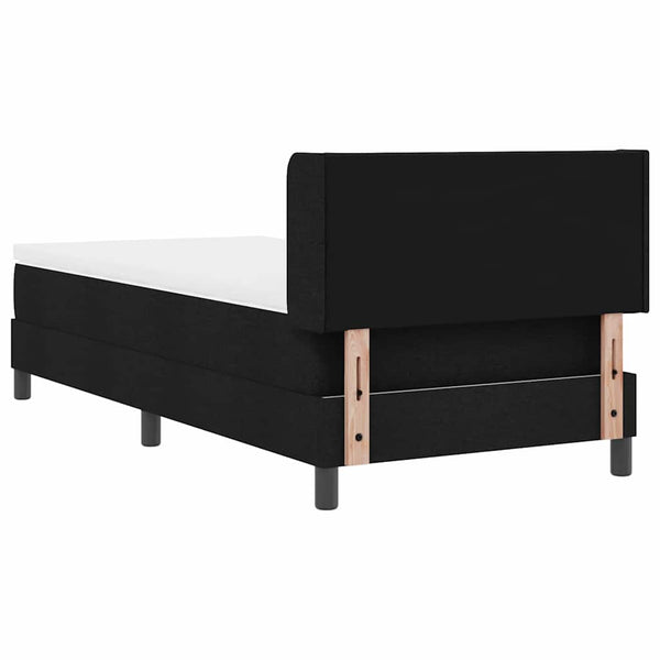 Boxspringbett mit Kissen Schwarz 200x100 cm