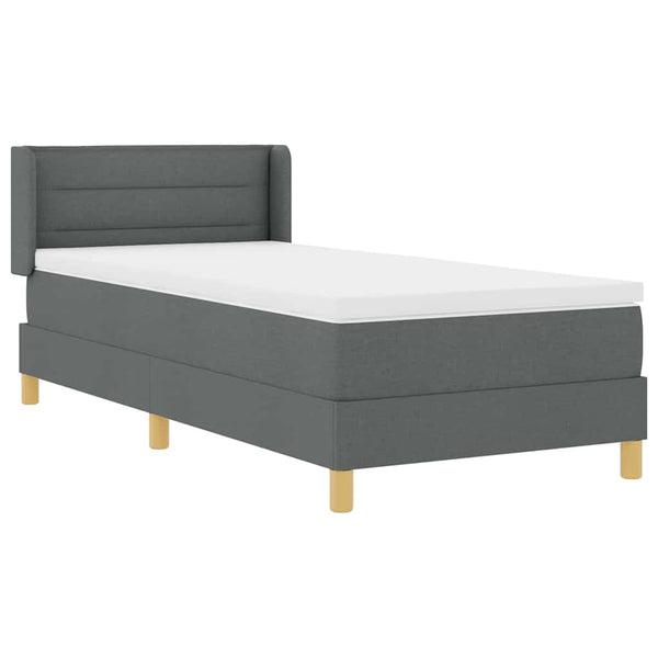 Boxspringbett mit Matratze Dunkelgrau 200x100 cm