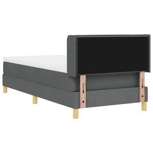 Boxspringbett mit Matratze Dunkelgrau 200x100 cm