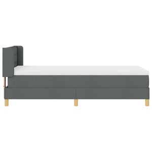 Boxspringbett mit Matratze Dunkelgrau 200x100 cm