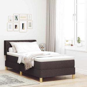 Boxspringbett Dunkelbraun 190x90 cm