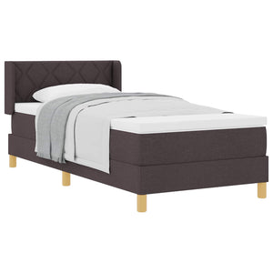 Boxspringbett Dunkelbraun 190x90 cm