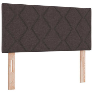 Boxspringbett Dunkelbraun 190x90 cm