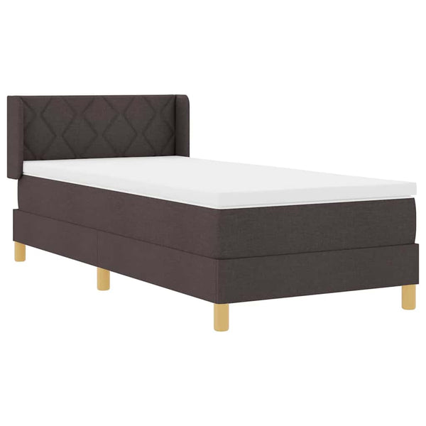 Boxspringbett Dunkelbraun 190x90 cm