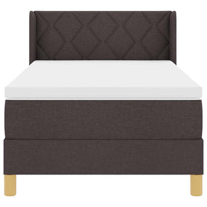 Boxspringbett Dunkelbraun 190x90 cm