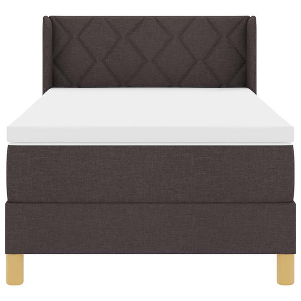 Boxspringbett Dunkelbraun 190x90 cm