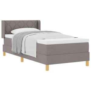 Boxspringbett mit Matratze Taupe 190x90
