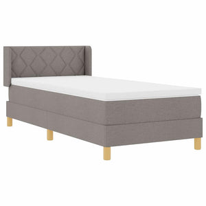 Boxspringbett mit Matratze Taupe 190x90