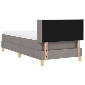 Boxspringbett mit Matratze Taupe 190x90