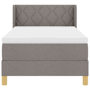 Boxspringbett mit Matratze Taupe 190x90
