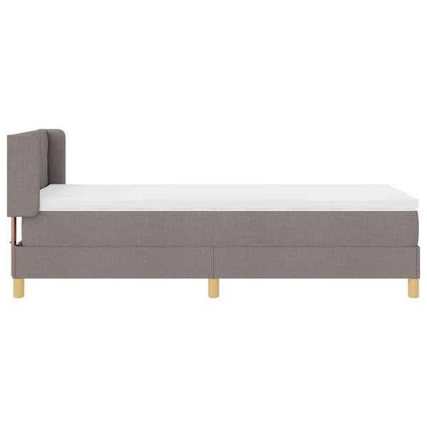 Boxspringbett mit Matratze Taupe 190x90