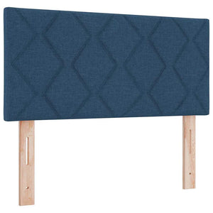 Boxspringbett Blau mit Matratze 190x90 cm