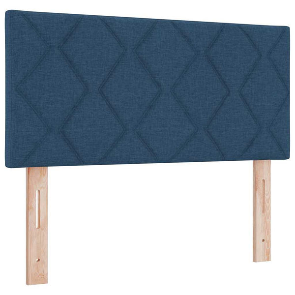 Boxspringbett Blau mit Matratze 190x90 cm