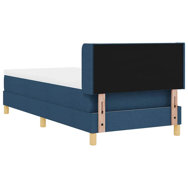 Boxspringbett Blau mit Matratze 190x90 cm