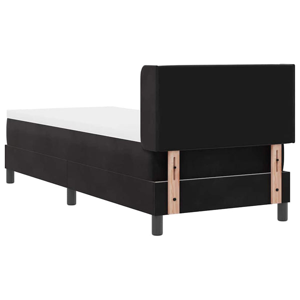 Boxspringbett Schwarz 200x80 cm Samt