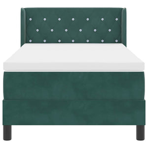 Boxspringbett Dunkelgrün 200x100 cm Samt