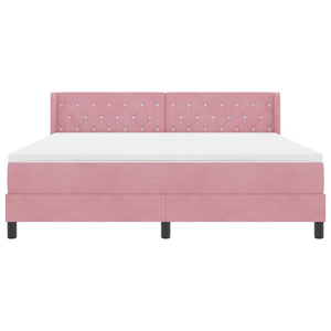 Boxspringbett Rosa 200x180 cm Samt
