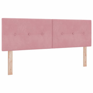 Boxspringbett Rosa 200 x 160 cm Samt