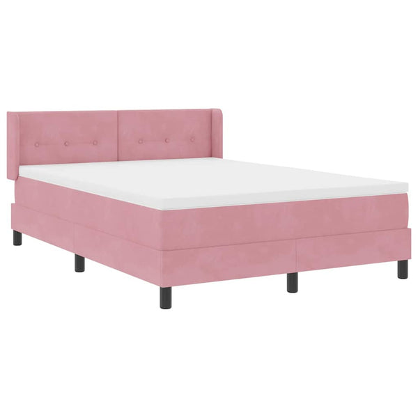 Boxspringbett Rosa 200 x 160 cm Samt