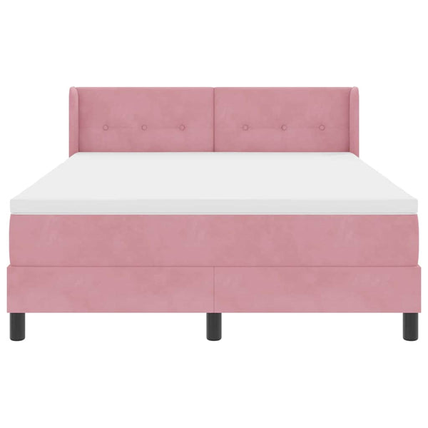 Boxspringbett Rosa 200 x 160 cm Samt
