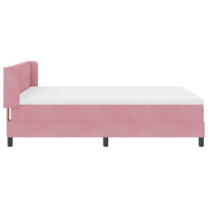 Boxspringbett Rosa 200 x 160 cm Samt