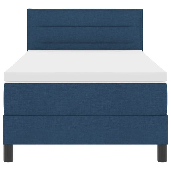 Boxspringbett mit LED Blau 100x200 cm