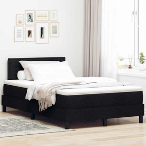 Boxspringbett mit LED Schwarz 120x190 cm