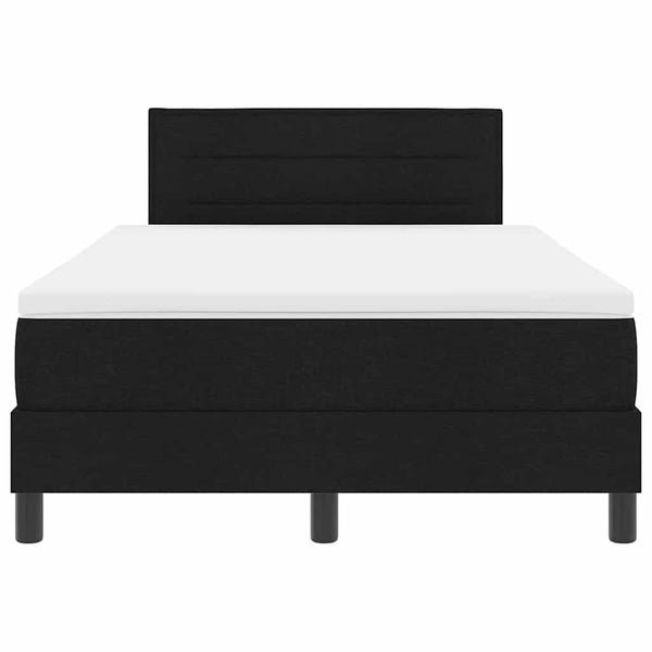 Boxspringbett mit LED Schwarz 120x190 cm