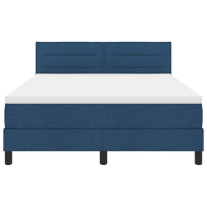 Boxspringbett mit LED Blau 160x200 cm