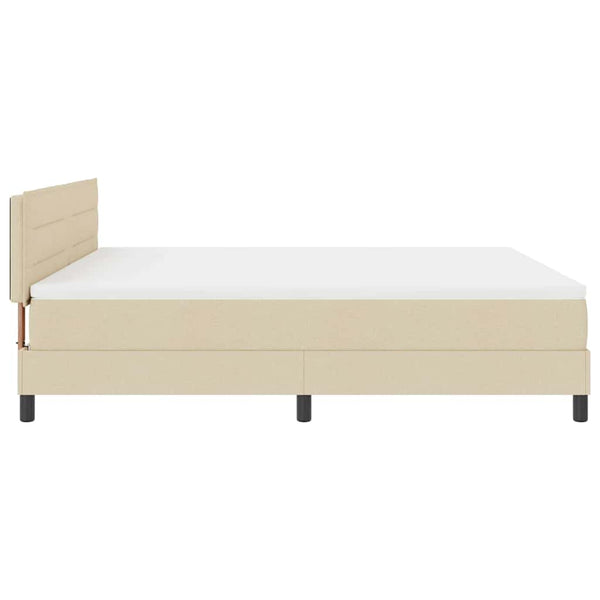 Boxspringbett mit LED Creme 180x200 cm