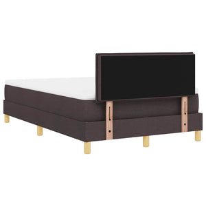 LED Boxspringbett Dunkelbraun 120x190 cm