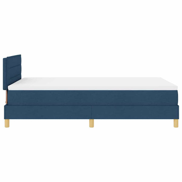 LED Boxspringbett Blau 120x190 cm
