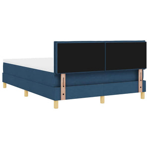 LED Boxspringbett Blau 140x200 cm