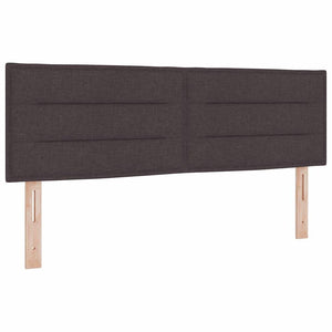 LED Boxspringbett Dunkelbraun 160x200 cm