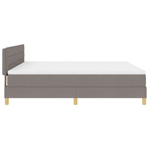 LED Boxspringbett Taupe 180x200 cm
