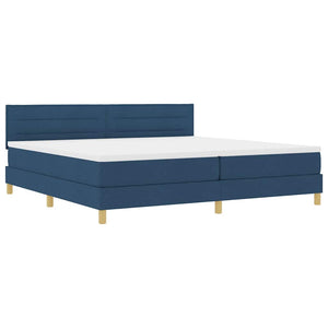 LED Boxspringbett Blau 200x200 cm