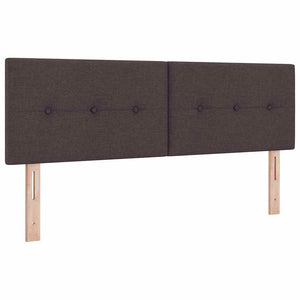 LED Boxspringbett Dunkelbraun 140x200 cm
