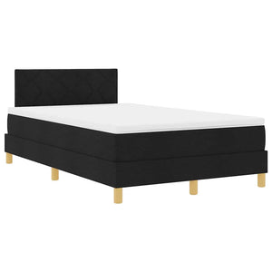 LED Boxspringbett 120x190 cm Schwarz