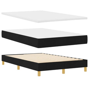 LED Boxspringbett 120x190 cm Schwarz