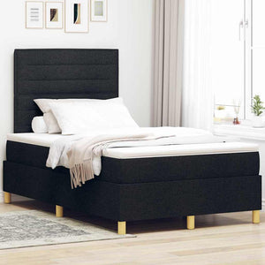 LED Boxspringbett mit Matratze 120x200 cm