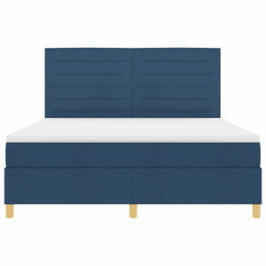 LED Boxspringbett Blau 180x200 cm