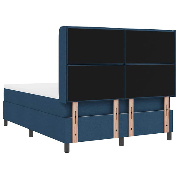 LED Boxspringbett Blau 140x190 cm