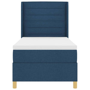 Boxspringbett Blau mit LED 80x200 cm