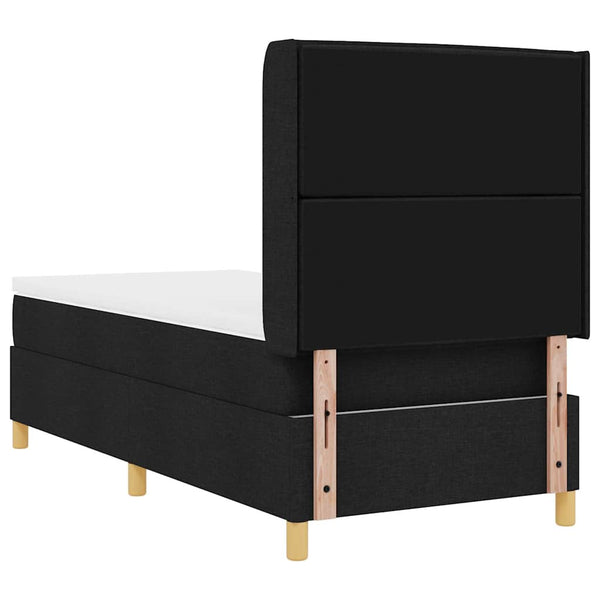 Boxspringbett Schwarz mit LED 90x190 cm