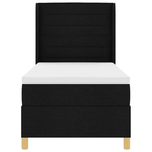 Boxspringbett Schwarz mit LED 90x190 cm
