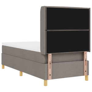 Boxspringbett Taupe mit LED 90x190 cm