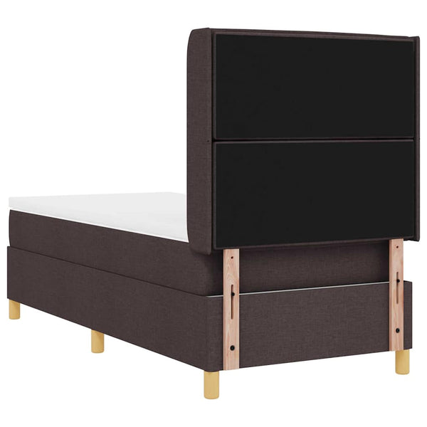 Boxspringbett Braun 90x200 cm mit LED